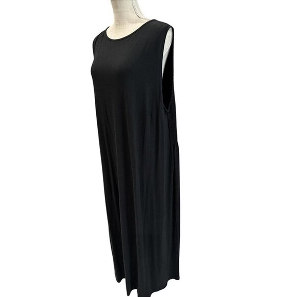 Black Sleeveless Maxi Dress - Picture 1 of 9